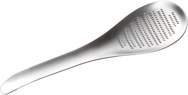 Stainless Steel Ginger Grater Spoon, Lime Lemon Zester, Cheese Grater, Garlic Press Grinding Gadget