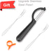 Aovchei 4.72 Inch 12 1 2 1 Super Sharp Stainless Steel Blades Apple Slicer, Corer and Divider, Super Sharp Peeler