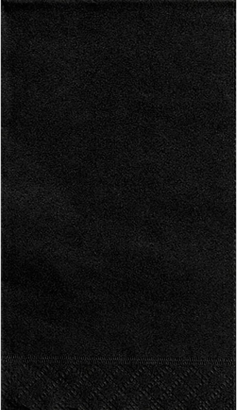 Elegant Black Paper Guest Towels - Pack of 20 - Perfect for Parties, Weddings, Birthdays & Events