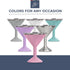 ORCA Tini 13oz Stainless Steel Martini Glass - Temperature Insulated Tumbler for Outdoor Parties