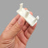 Microwave Button Replacement for KitchenAid/Whirlpool Models - Rectangular Door Eject Button (White)