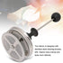 Fdit 400ml Stainless Steel Bubbler Milk Frother, Handheld Foam Maker for Lattes, Whisk Drink Mixer for Coffee
