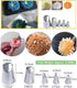 6 pcs Flower Piping Tips, Large Rose Petal Pastry Tips, Chrysanthemum Nozzles, Cupcake Decorating Tool for Tulip Baking