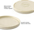 Blaucasa 1 Pack 10" Counter Countertop Bathroom and Vanity Tray, ABS Bathroom Organizer, Coffee Table Decor