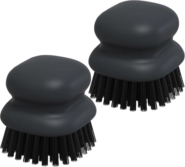 2Pack Dish Scrub Brush, Palm Brush Dish Scrubber with Ergonomic Grip, Kitchen