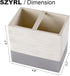 Toothbrush and Toothpaste Holder for Bathroom Countertop Organizer, Anti-Slip Electric Toothbrush Holders Vanity Caddy Storage for Family, Kids, Shower, Kitchen by SZYRL