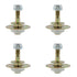 4PCS M8x45MM Rocking Chair Hardware - Metal Rocking Chair Bearing Connector, Mechanical Bearing Iron