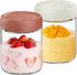 16oz Overnight Oats Containers with full Lids - 2 Pack size Bulk