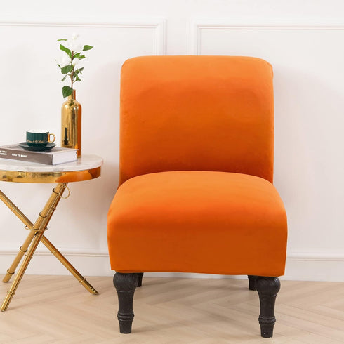 Armless MIFXIN Accent Chair Covers Stretch Slipper Chair Couch Slipcovers Removable Washable Furniture Protector Covers
