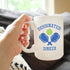 Funny Pickleball Coffee Mug Gifts for Women and Men - Designated Dinker - Large 15oz White Ceramic Mug
