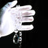 1ft 10pcs Teardrop Crystals Garland, Hanging Chandelier Crystals Prism Beads Chain for Wedding Home Decoration Clear