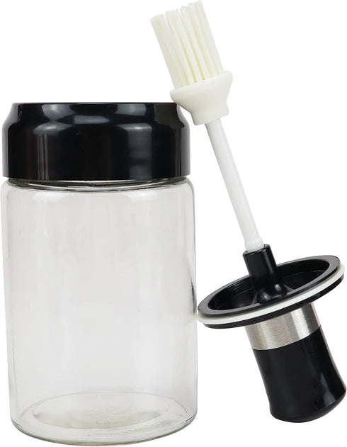 EIKS Oil Bottle with Silicone Brush for Cooking, BBQ Kitchen
