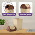 Superio Mini Desktop Trash Can, Portable Plastic Garbage Can with Swing Top Lid for Countertop, Bathroom, Compact Waste