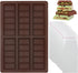 Bcautay Chocolate Bar Molds Silicone Snap Bars Making Set Food Grade Break-Apart Chocolate