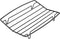 TreeLen Roasting Rack for Roasting Pan, V Shape Non-Stick Wire Rack, 10×8" Black for Cooking and Grilling