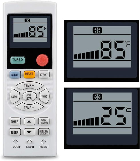 HA-0316 Replacement for Haier Air Conditioner Remote Control, Model Numbers Yl-hd01 to Yl-hd06 and yr-hd01 to yr-hd06
