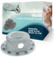 SlipX Solutions Bottomless Bath Overflow Drain Cover for Tub, Adds Inches of Water for a Warmer Deeper Bath, Gray (4