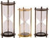 Retro Metal Sandglass Hourglass Sand Timer Without Sand for Home Office Decoration (Bronze - L)