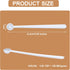 Chengu 200 Pieces Mini Measuring Spoons, 1/32 Teaspoon Micro Scoops, Mini Spice Scoop for Sugar, Herbs, Cosmetics,
