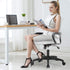 BestOffice | Ergonomic Office Chair | Mid-Back Swivel Desk Chair | Breathable Backrest & Lumbar Support | Adjustable