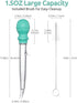 U-Taste 1.5oz Angled Turkey Baster, Heat Resistant Tritan and Silicone Baster Set with Cleaning Brush for Cooking