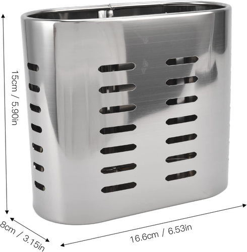 Fdit Household Wall Mount Utensil Drying Racks,Cooking Utensil Holder Flatware Hanging Organizer Drying Racks with Hollow Design for Spoons Knives Forks Chopsticks by Fdit