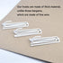 Ailejia White Curtain Drapery Pleat Hooks - 4 Prongs, 50pcs Traverse Pleater Pinch Pleat Clips for Drapery