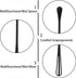 8 PCS Multifunctional Mini Whisk Set - Small Whisks and Mini Spoon for Cooking, Baking, Blending