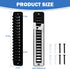 Hat Rack for Wall, 2 Packs Adhesive Organizer for Baseball Caps, Holds Up to 32 Hats, Hat Storage Display.