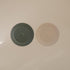 2-Pack 5.5 inch mushie Silicone Drain Stopper | Diameter Bathtub Flat Suction Cover (Dried Thyme/Shifting Sand)