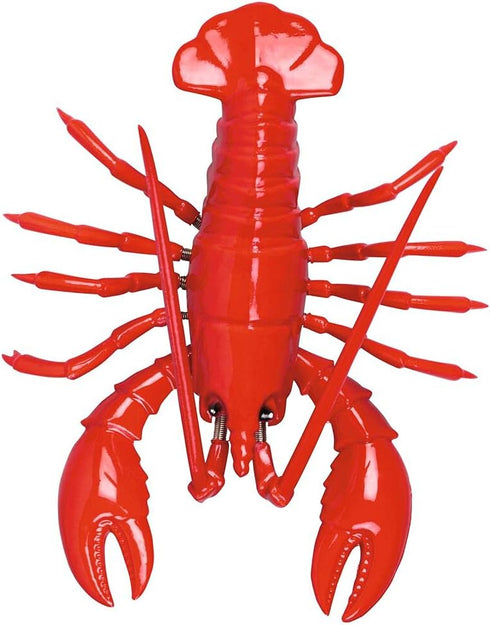 moses Wobble Magnet Lobster Decorative Magnet for The Kitchen, Metal, Red, 12.5 x