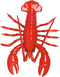 moses Wobble Magnet Lobster Decorative Magnet for The Kitchen, Metal, Red, 12.5 x
