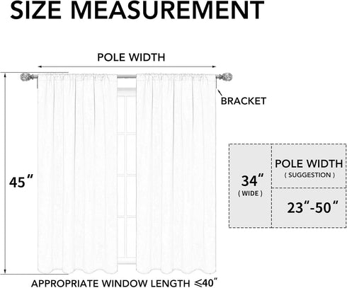 Easy-Going Blackout Curtains for Bedroom, Room Darkening Thermal Insulated Noise Reduction Window Drapes, 2 Panels