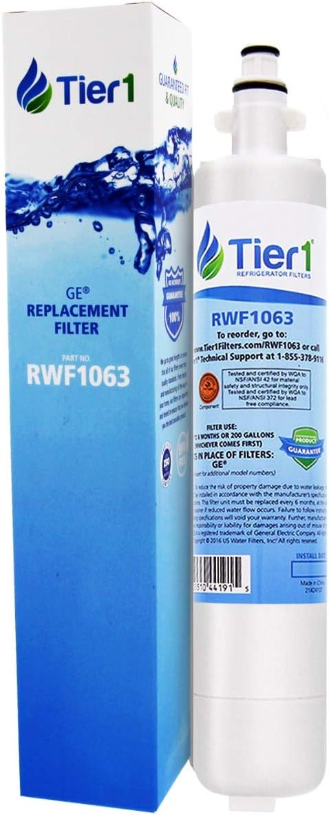 Tier1 RPWF Refrigerator Water Filter | Replacement for GE RPWF (NOT RPWFE)