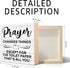 Prayer Changes Things Except for The Toilet Paper That's All You Wooden Sign Desk Decor for Home Office Washroom