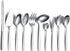 Berglander Stainless Steel 10 Pieces Silverware Serving Set, Anti Rust Flatware with Serving Spoon and Utensils