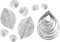Funshowcase 10-pieces Rose Dahlia Flower Cutter Set for Fondant Gum-paste Polymer Clay