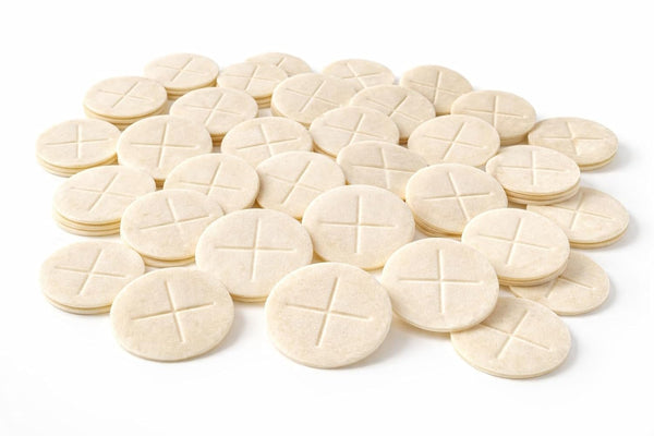 Eucharist Communion Hosts Bread Of Life Altar Bread White Hosts, 2 3/4 Inch, 50 Pieces