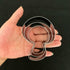 Set-Size 3.3" 2.7" 2.2" -3-Pieces-Cookie Mushroom Cookie Cutter Cutters Fondant Biscui Cutters