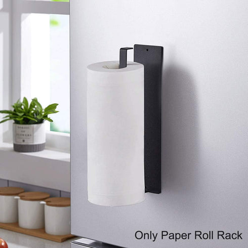 iayokocc Magnetic Towel Bar, Kitchen Towel Rack Magnetic Paper Towel Holder for Refrigerator Multifunctional Paper Roll