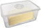 Vellsenne Cheese Container Airtight with Time Recording - Cheeses Storage Container for Fridge
