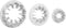 PME Cutters, 3-Pack, Carnation
