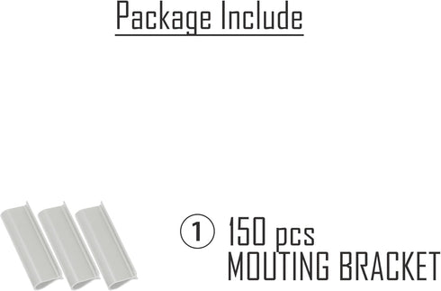 XKMT- White Mouting Bracket For Chain Link Fence View Blocking Privacy Tape Weave by XKMT