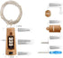 SunKite Wine Bottle String Lights with Cork, 18 Pack, 20 LED 2M Mini Silver Copper Wire Fairy Lights for DIY Decor