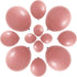 Dusty Pink Balloons Various Sizes, 5 Inch 10 Inch 18 Inch Dusty Rose Wedding Bridal Shower Decorations, 87 Pcs