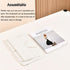 Acrylic Desktop Bookshelf, Detachable Clear Book Organizer, Book/CD/Magazine Rack for Office/Study Room Library/Home