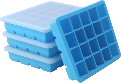 20 Section-0.5oz, Food Grade Silicone Ice Cube Tray Food Container with Airtight