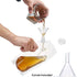 Concealable Reusable Cruise Sneak Flask Liquor Kit, Travel Plastic Flasks for Sneak Drink (6-5-0 Kit)