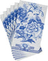 Packs 15 Caspari Blue & White Paper Guest Towel Napkins - Two