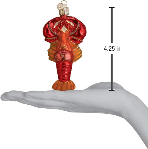 Old World Christmas Ornaments: Glass Blown Crab and Lobsters for Christmas Tree
